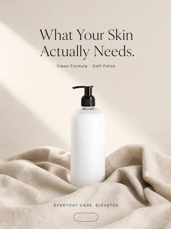 Hydration bottle campaign visual
